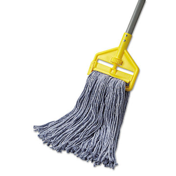 Boardwalk® Mop Head, Standard Head, Cotton-synthetic Fiber, Cut-end, #20, Blue, 12-carton freeshipping - TVN Wholesale